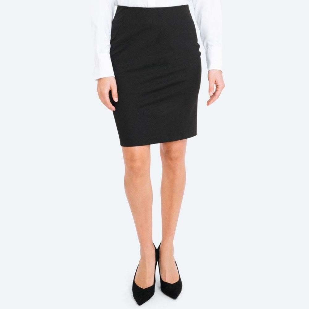 Geoffrey Beene Sport Black Stretch Pencil Skirt